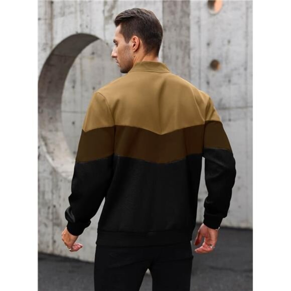 Womens Lightweight Pullover Jacket Long Sleeve Zip Up Casual Spring Fall Sweater - Picture 3 of 7